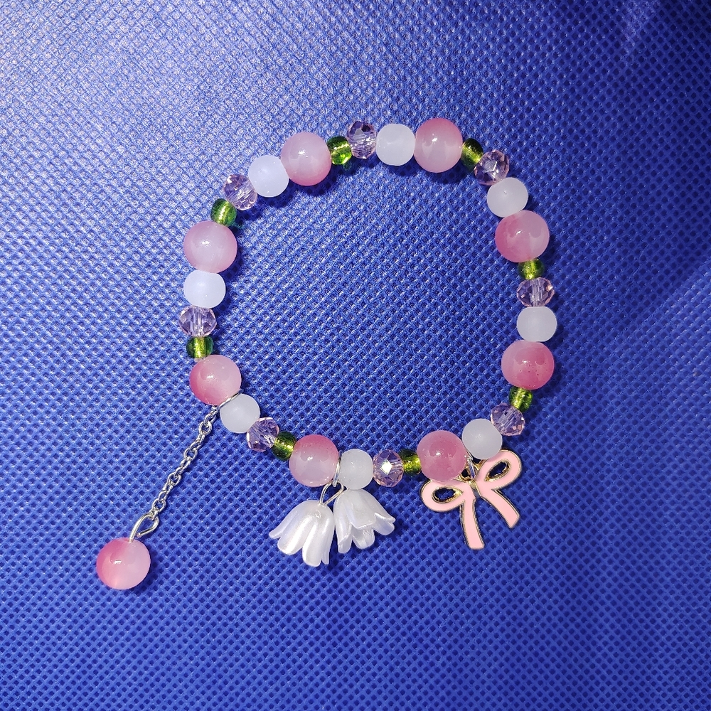 Pink Ribbon Bracelet - Picture 1 of 3